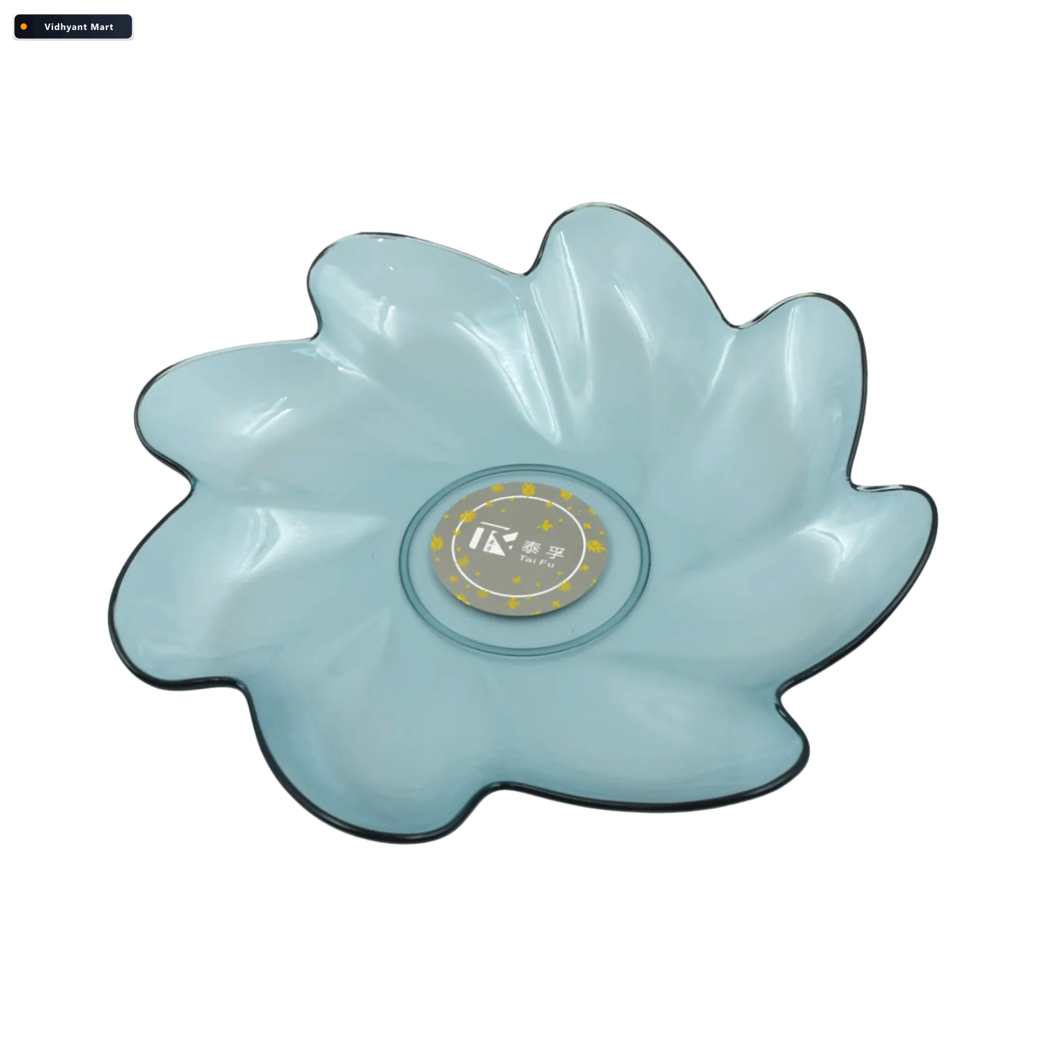 Vidhyant Mart Kids Plastic Plate Flower Design Bpa Free Serve St 4