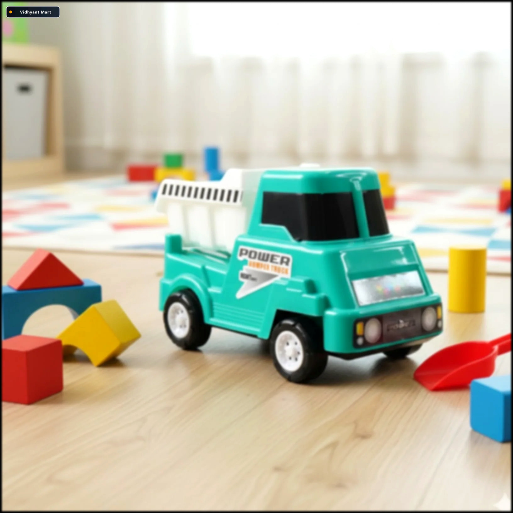 Vidhyant Mart Kids Power Dumper Truck Toy Friction Powered Const 2