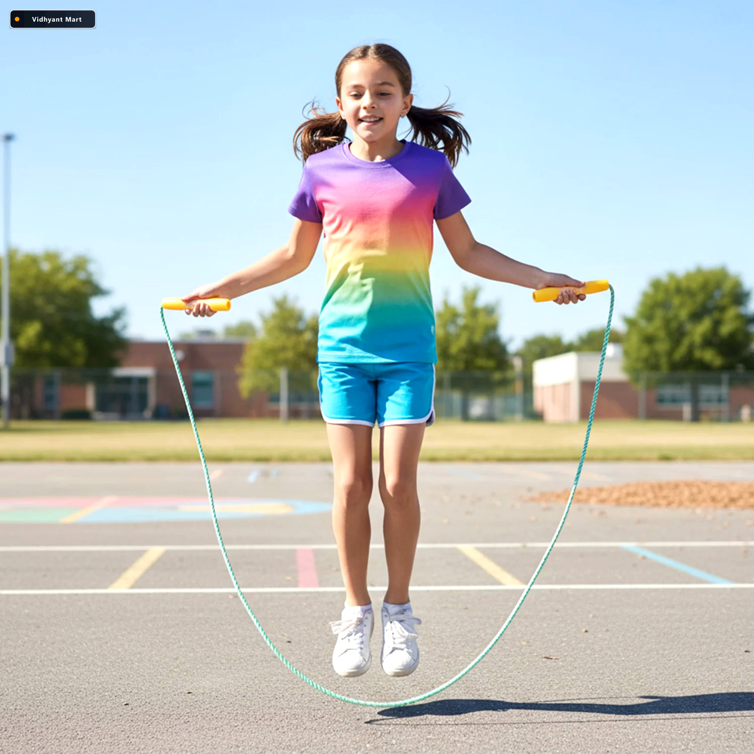 Vidhyant Mart Kids Skipping Jump Rope Comfortable Grip Smooth Ro 2