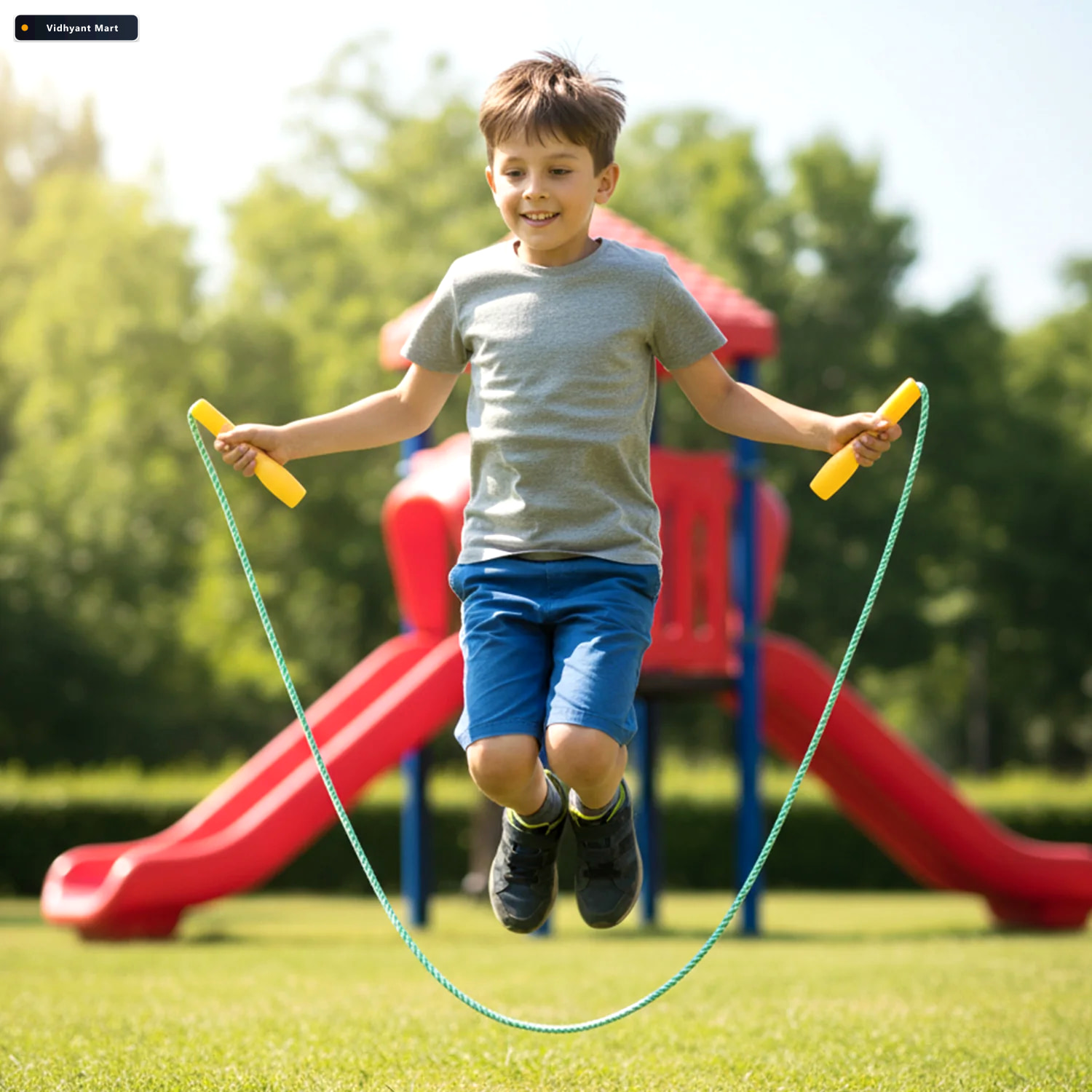 Vidhyant Mart Kids Skipping Jump Rope Comfortable Grip Smooth Ro 3