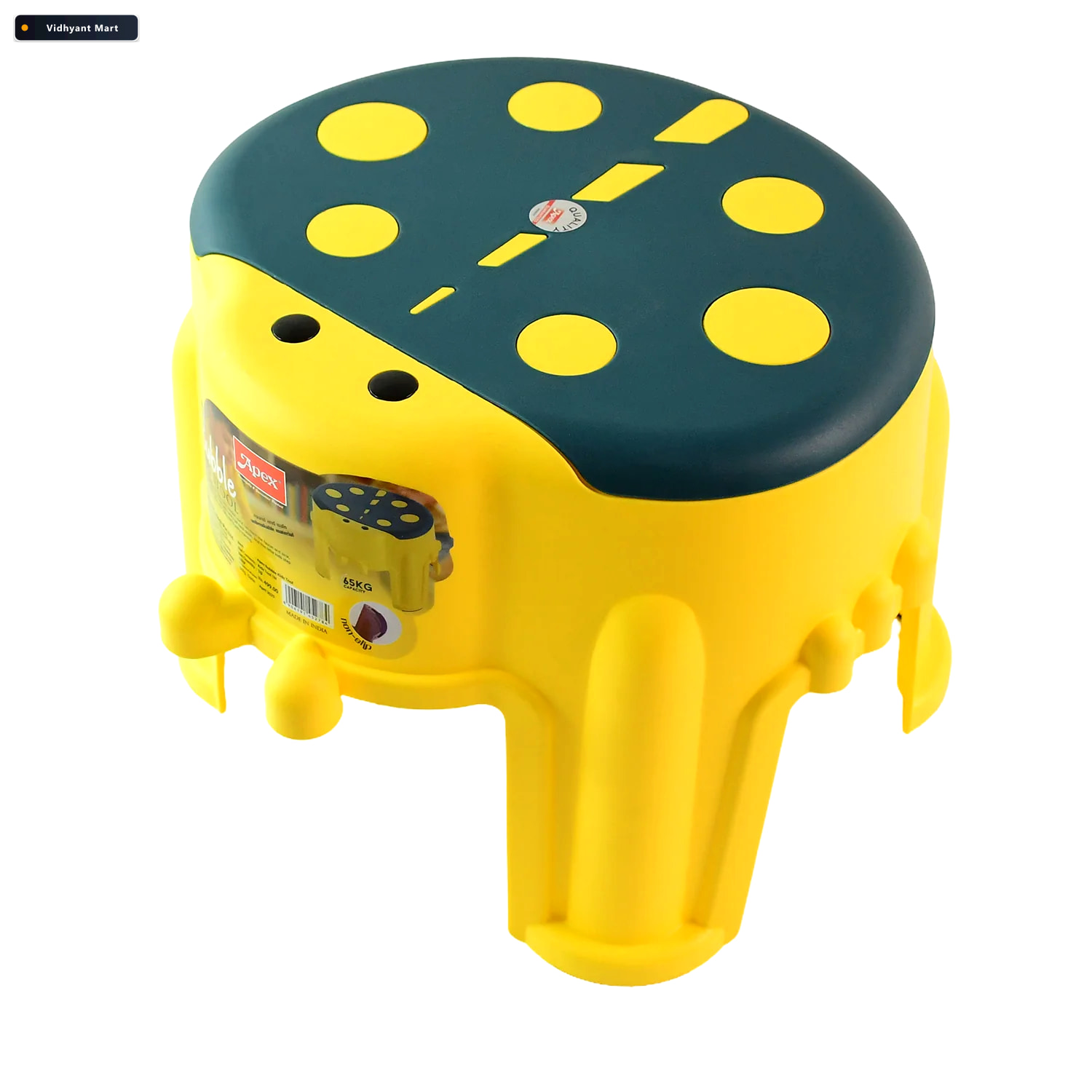 Vidhyant Mart Kids Step Stool Durable Apex Bubble Plastic With N 4