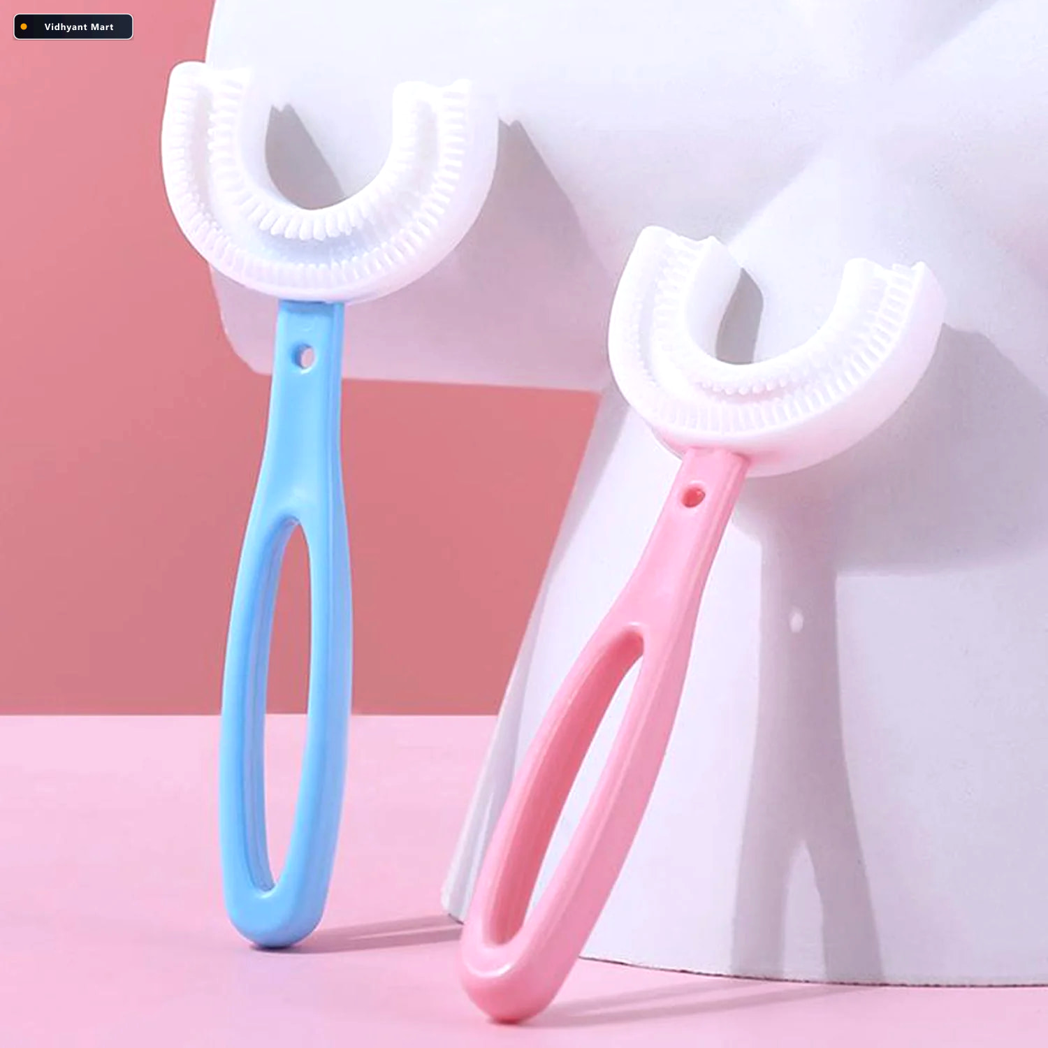 Vidhyant Mart Kids U Shaped Toothbrush Gentle Cleaning For Toddl 2