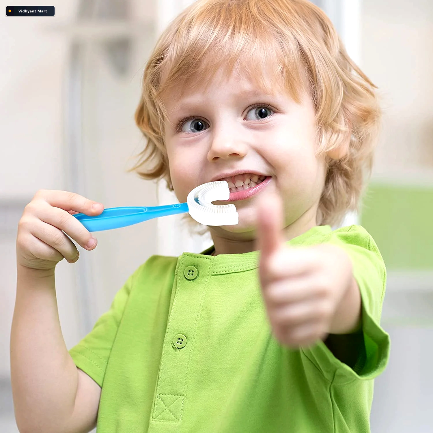 Vidhyant Mart Kids U Shaped Toothbrush Gentle Cleaning For Toddl 3