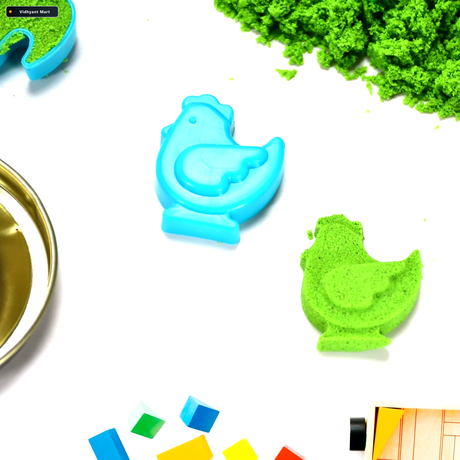 Vidhyant Mart Kinetic Sand Kit Soft Mess Free Creative Play Adit 1