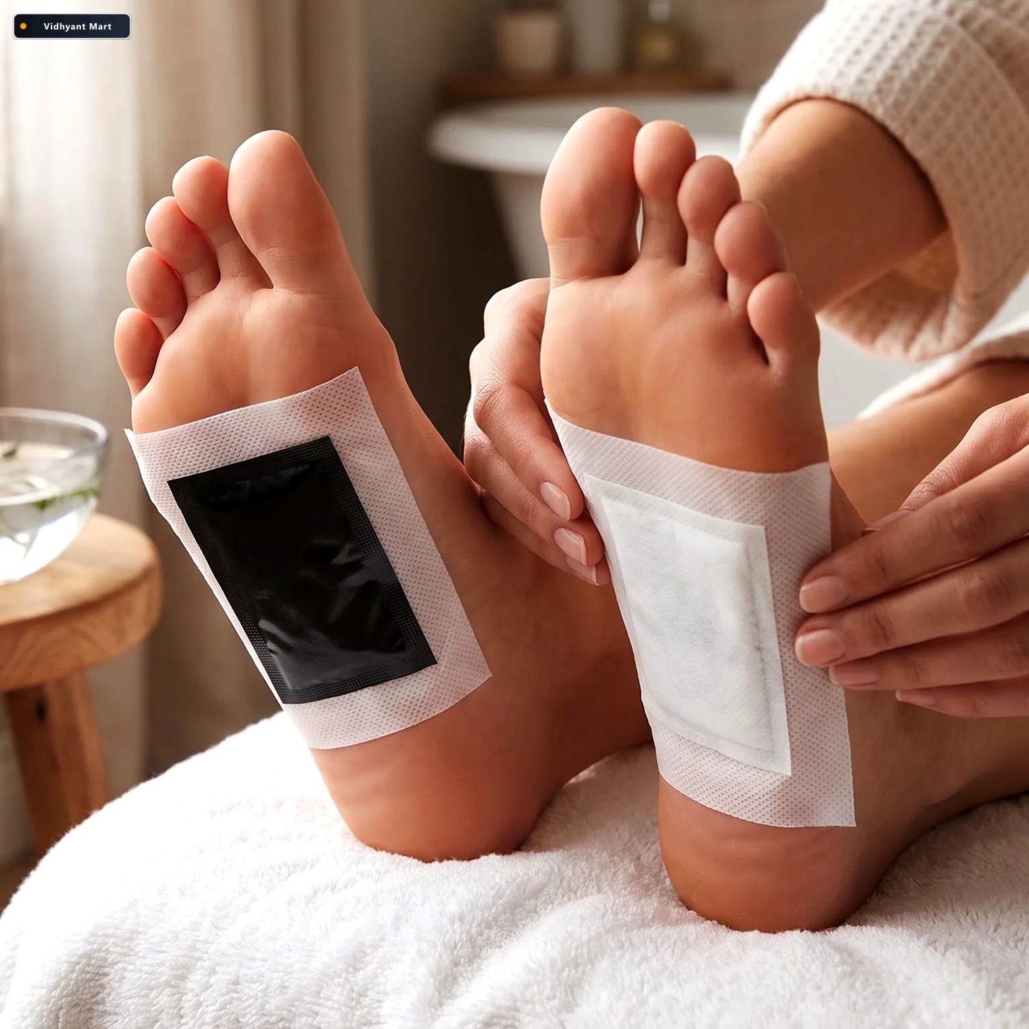Vidhyant Mart Kinoki Herbal Cleansing Foot Pads With Adhesive Sh 2