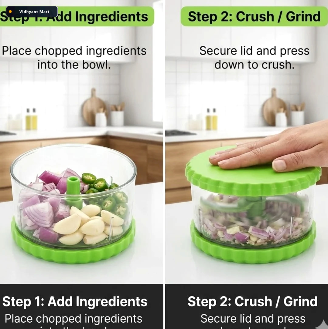 Vidhyant Mart Kitchen Chopper Efficient Multi Functional Grinder 2