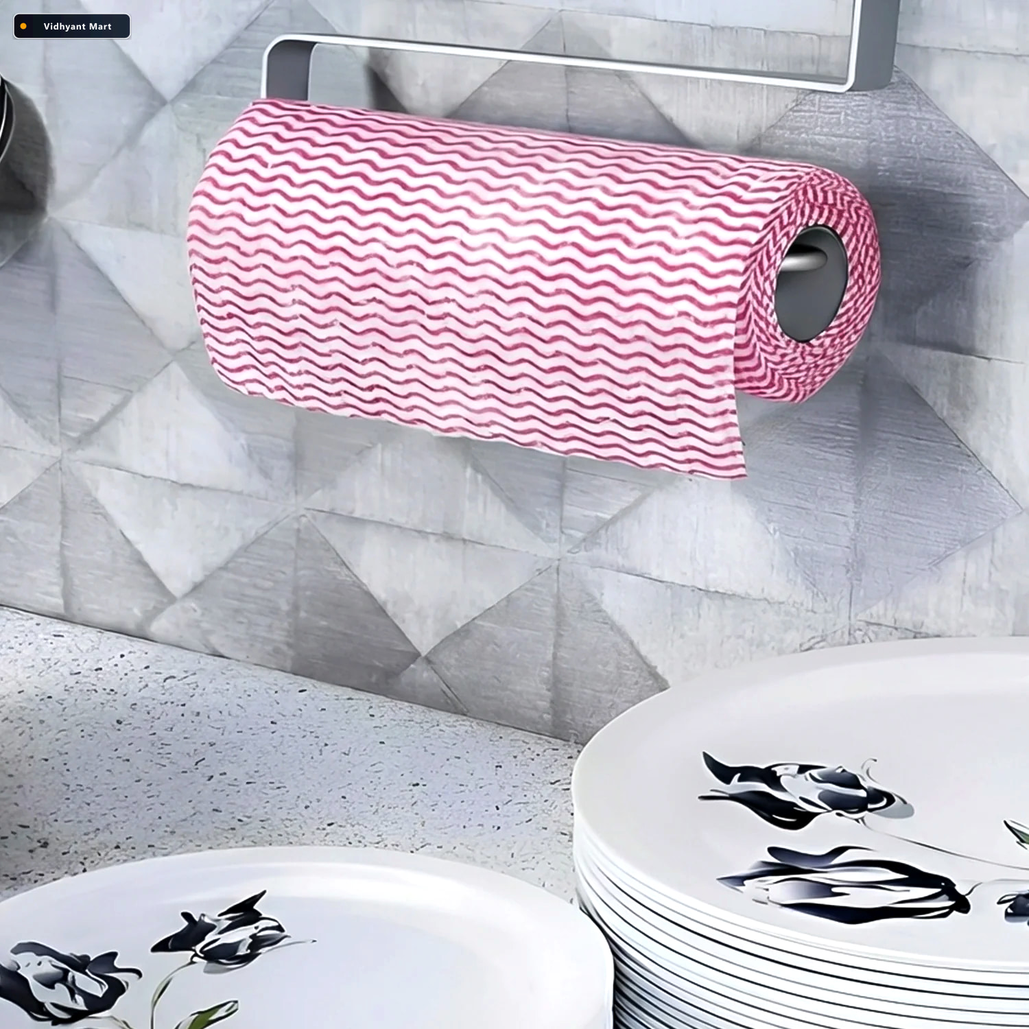 Vidhyant Mart Kitchen Cleaning Cloth Roll Reusable Highly Absorb 2