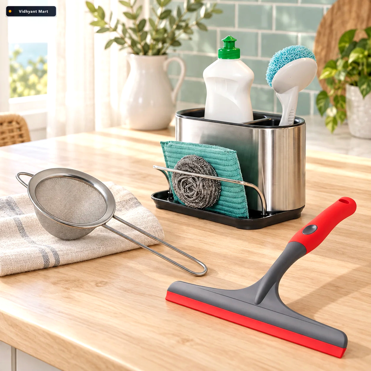 Vidhyant Mart Kitchen Cleaning Organisation Combo Sink Caddy Fin 2