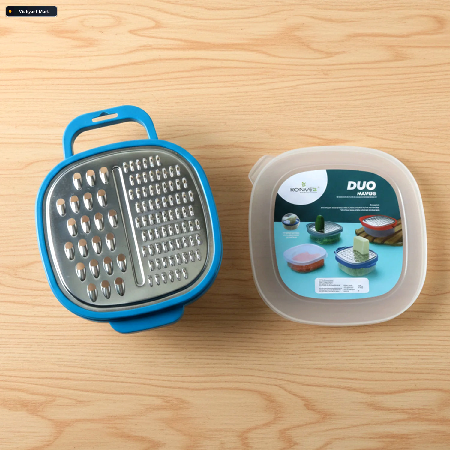 Vidhyant Mart Kitchen Grater With Container Versatile Food Prep 3
