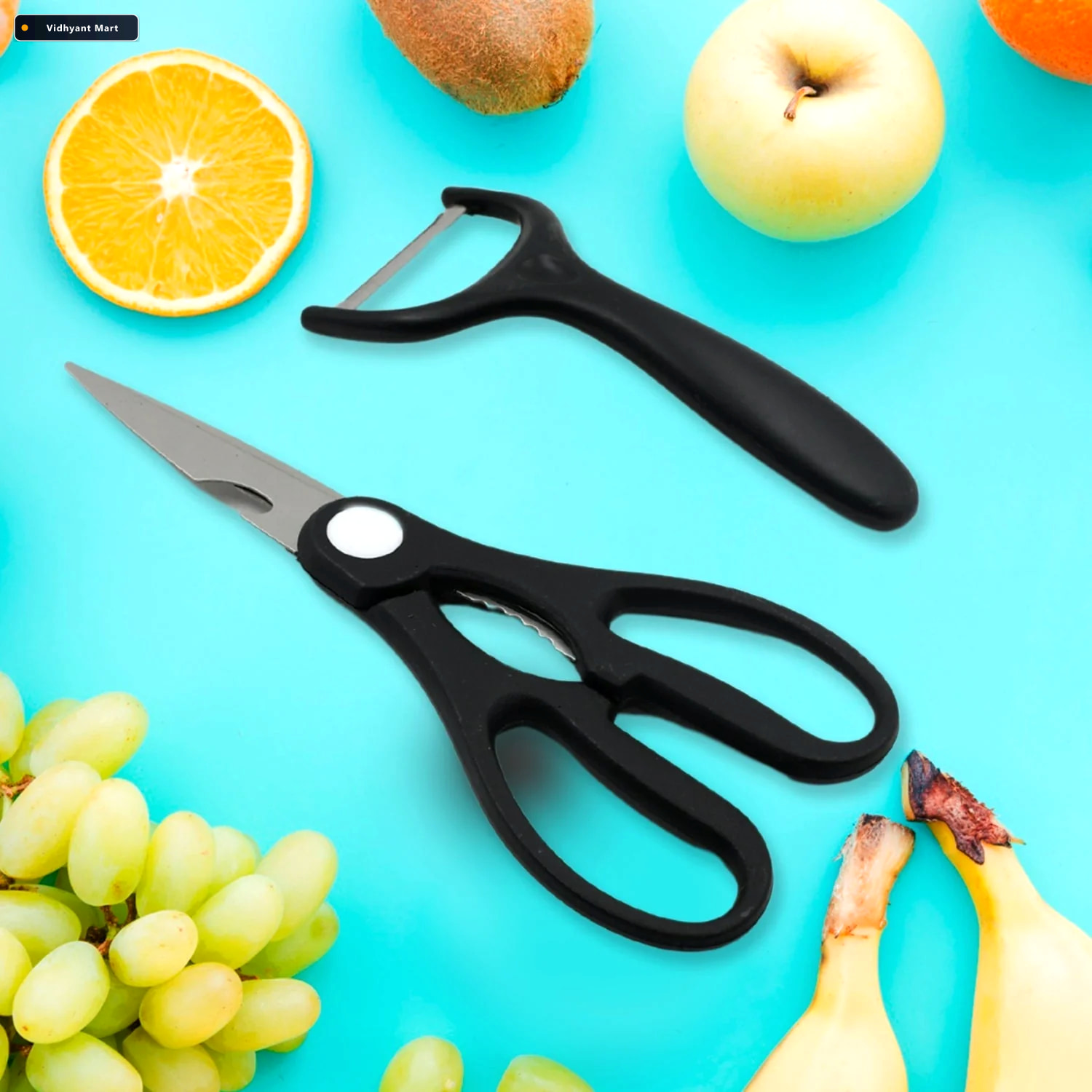 Vidhyant Mart Kitchen Knife Set 6 Pc Professional Steel Cookaura 4