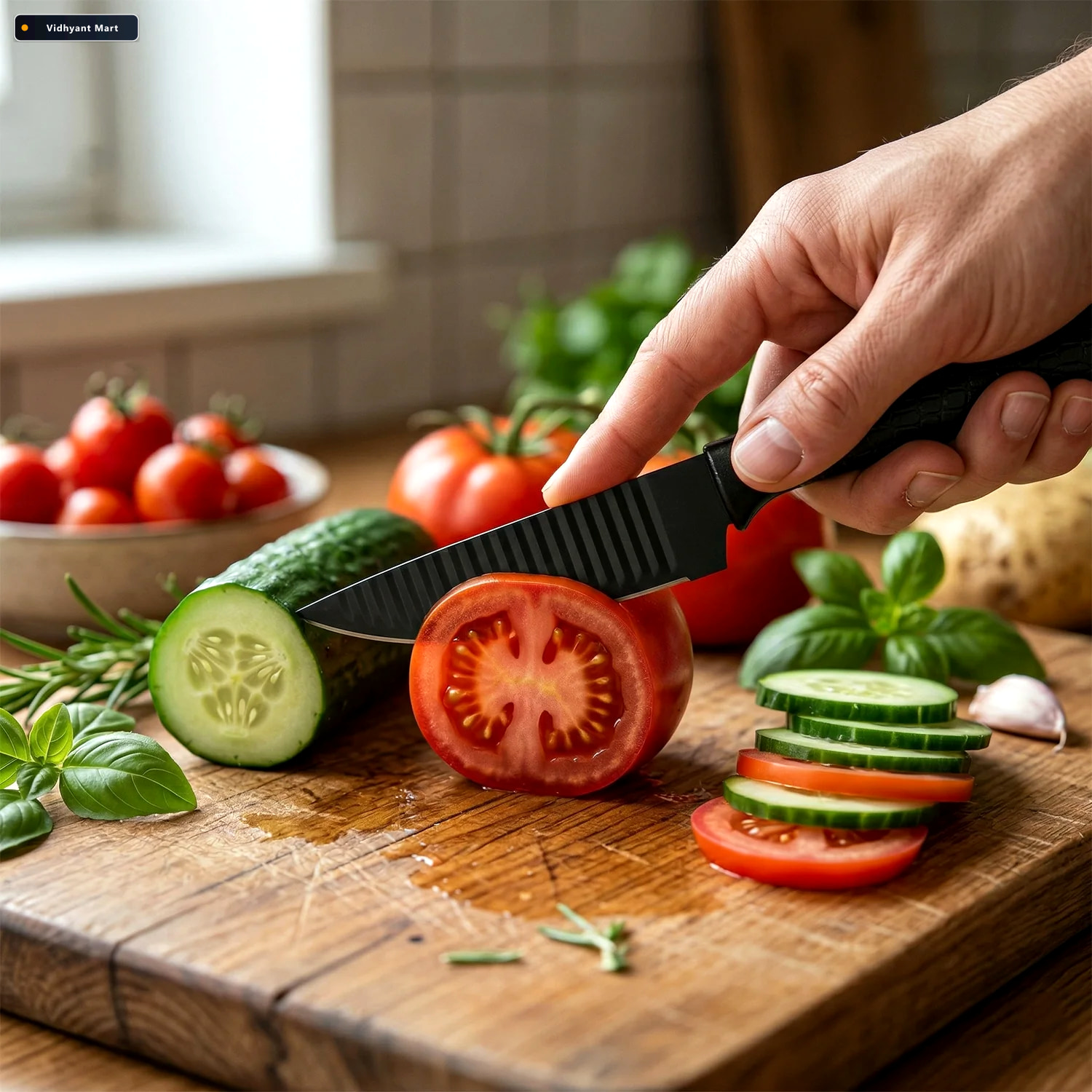 Vidhyant Mart Kitchen Knife Set Complete 6 In 1 Multipurpose Too 2