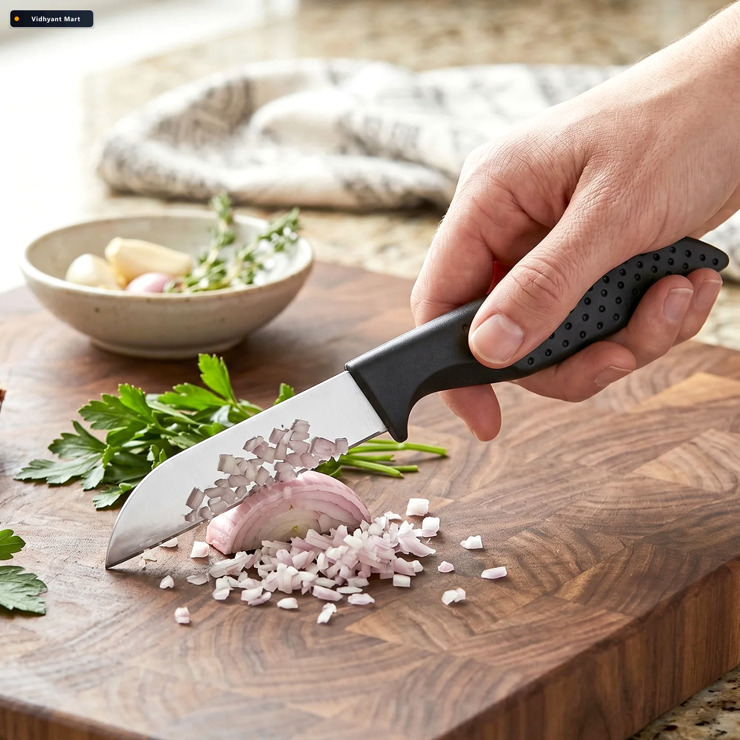 Vidhyant Mart Kitchen Knife Set Ergonomic Durable Stainless Stee 4