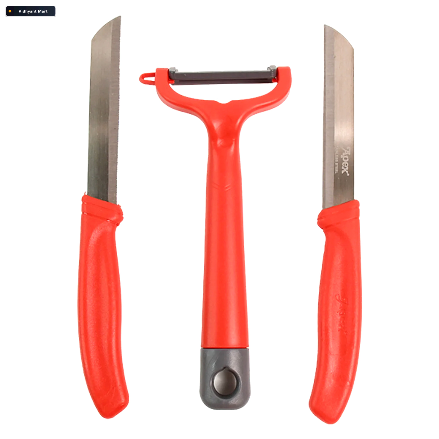 Vidhyant Mart Kitchen Knife Set Sharp 420 Stainless Steel Blades 4