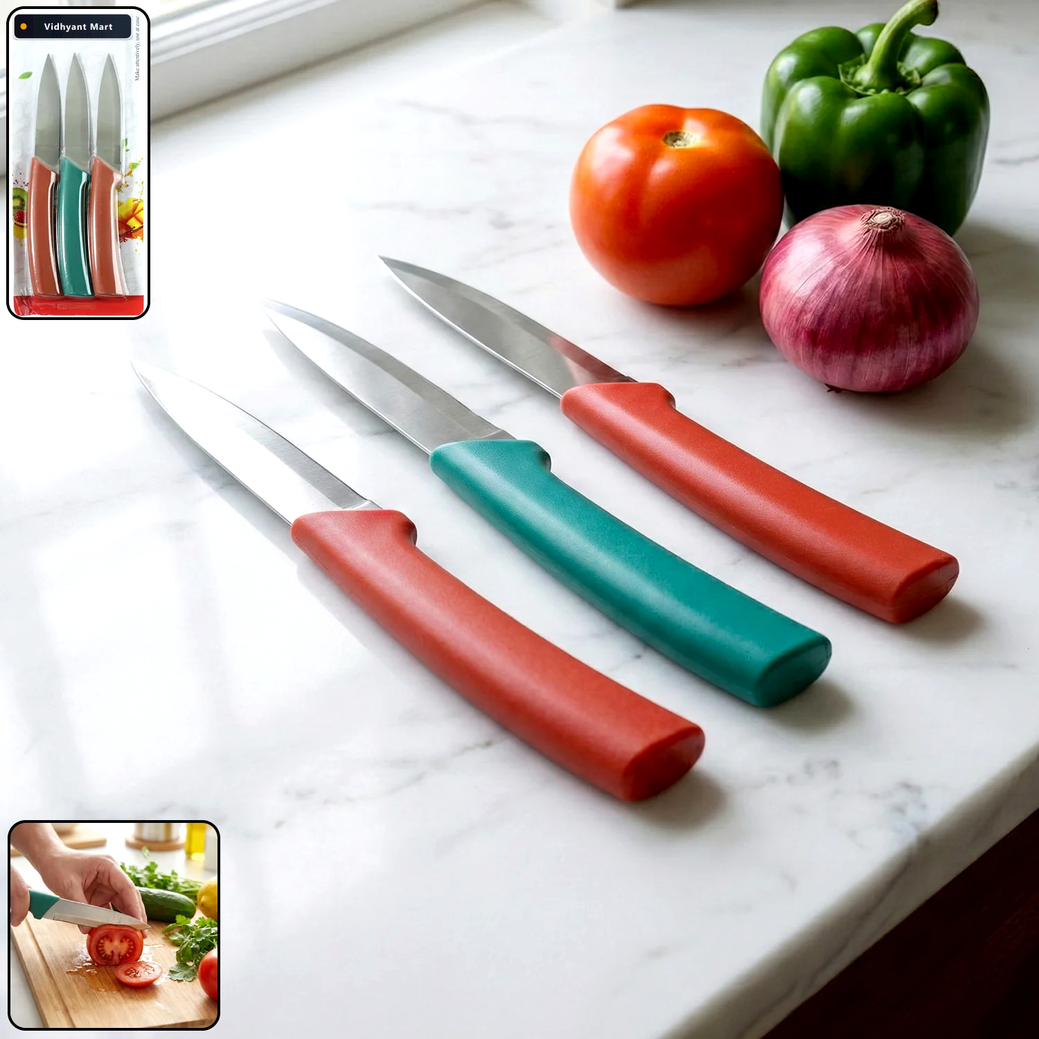 Vidhyant Mart Kitchen Knife Set Sharp Multipurpose Cutting Knive 1
