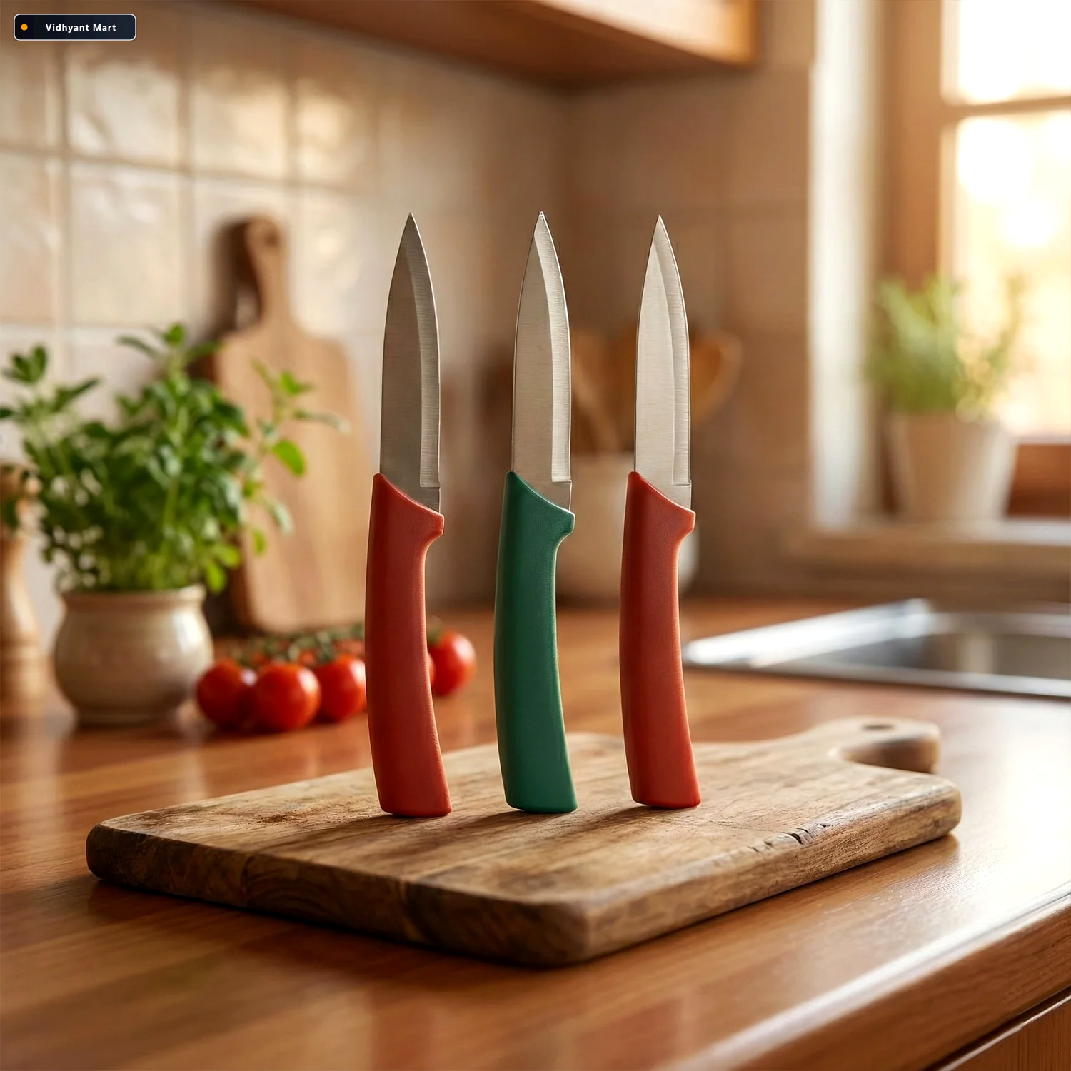 Vidhyant Mart Kitchen Knife Set Sharp Multipurpose Cutting Knive 3