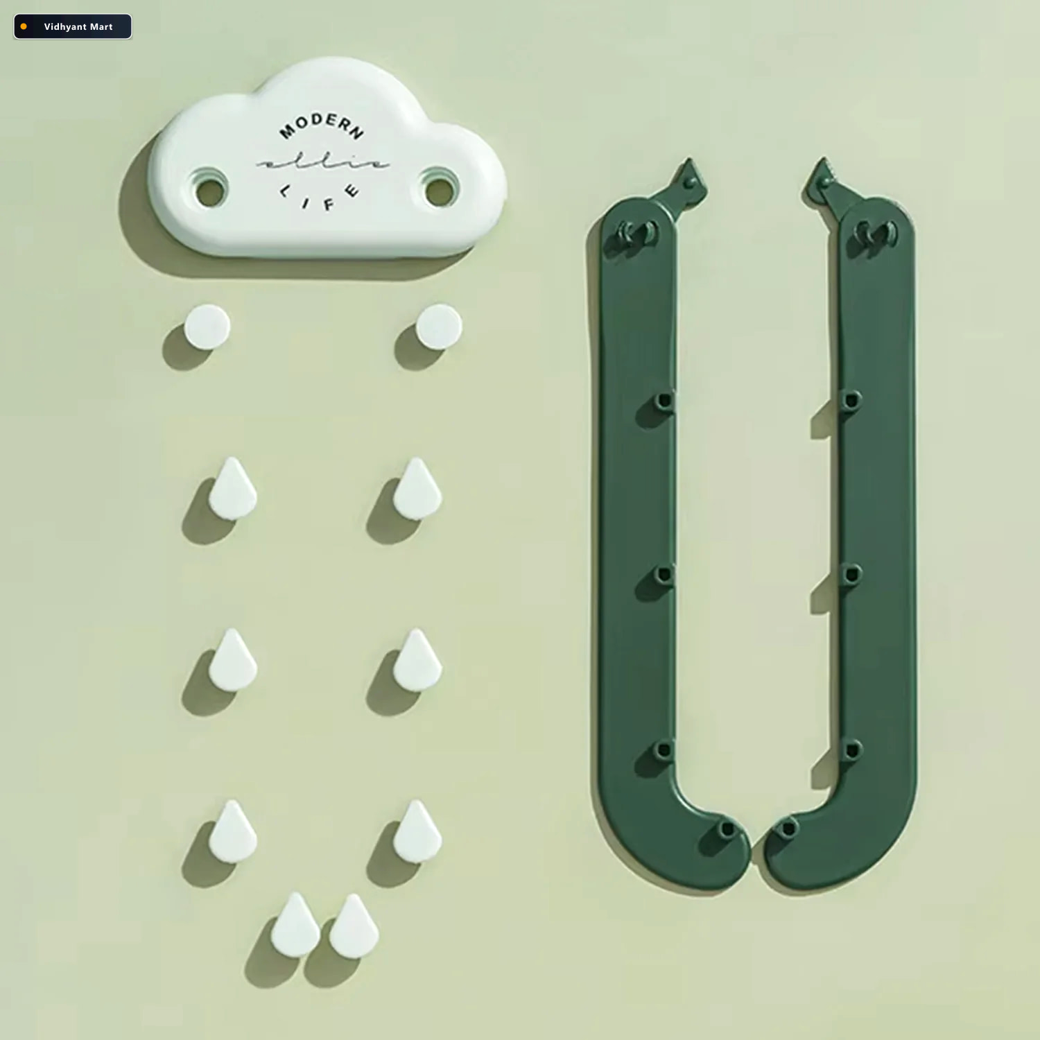 Vidhyant Mart Kitchen Sink Strainer Triangle Design Durable Abs 4