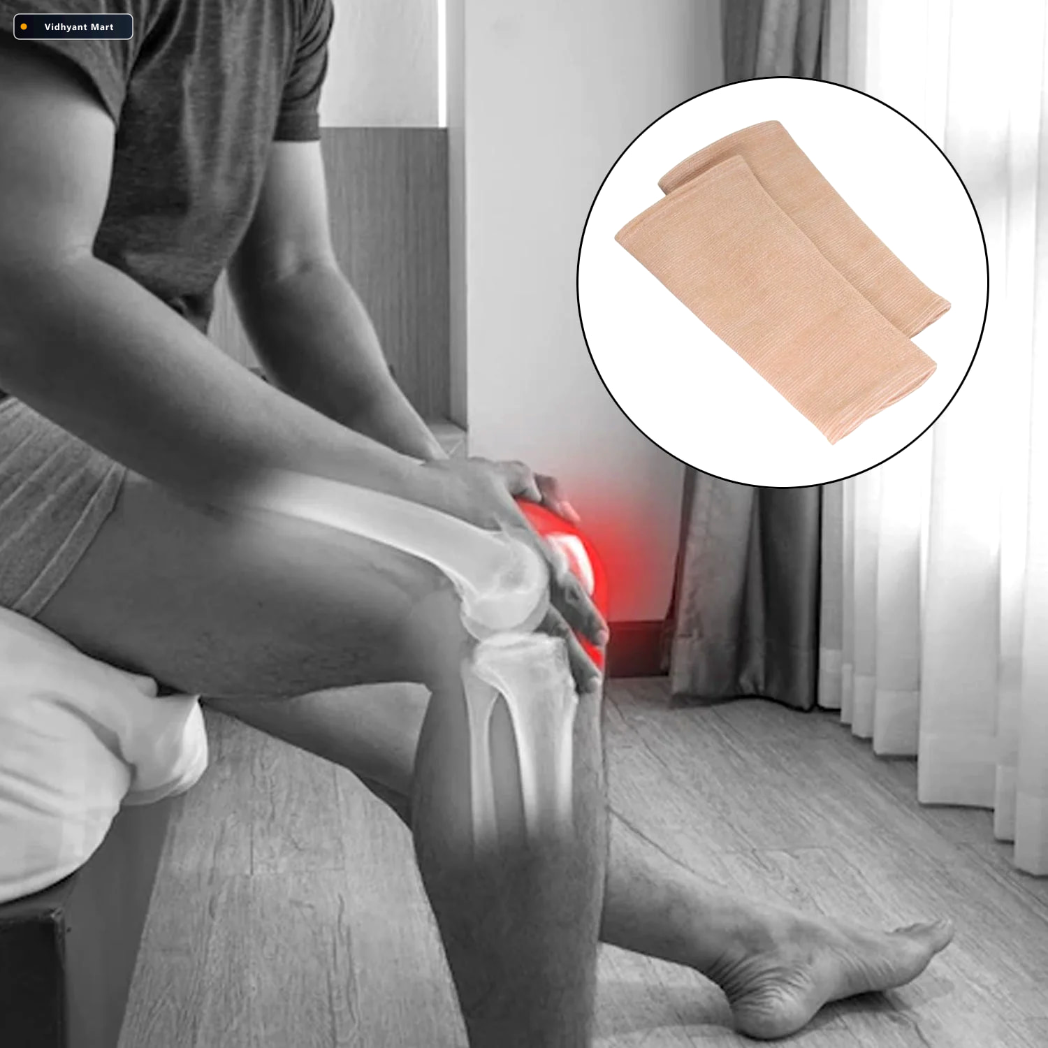Vidhyant Mart Knee Cap For Support Large Breathable Joint Brace 2