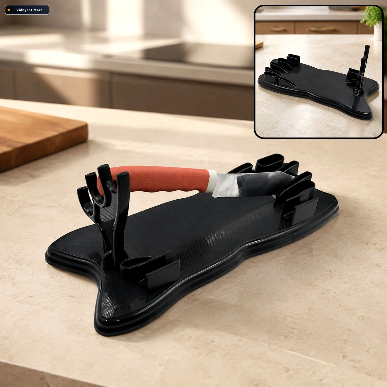 Vidhyant Mart Knife Drawer Organizer Space Saving Kitchen Storag 1