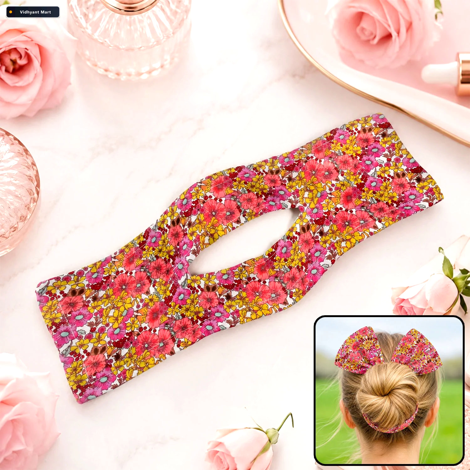 Vidhyant Mart Knotted Wire Headband Adjustable Stylish Hair Acce 1