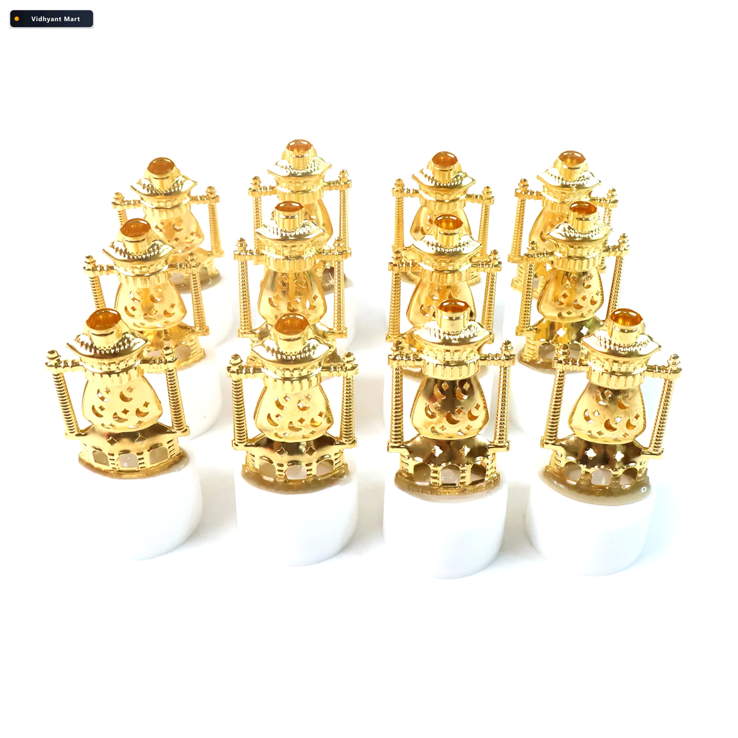 Vidhyant Mart Lantern Style Flameless Led Candles Safe Vintage A 4