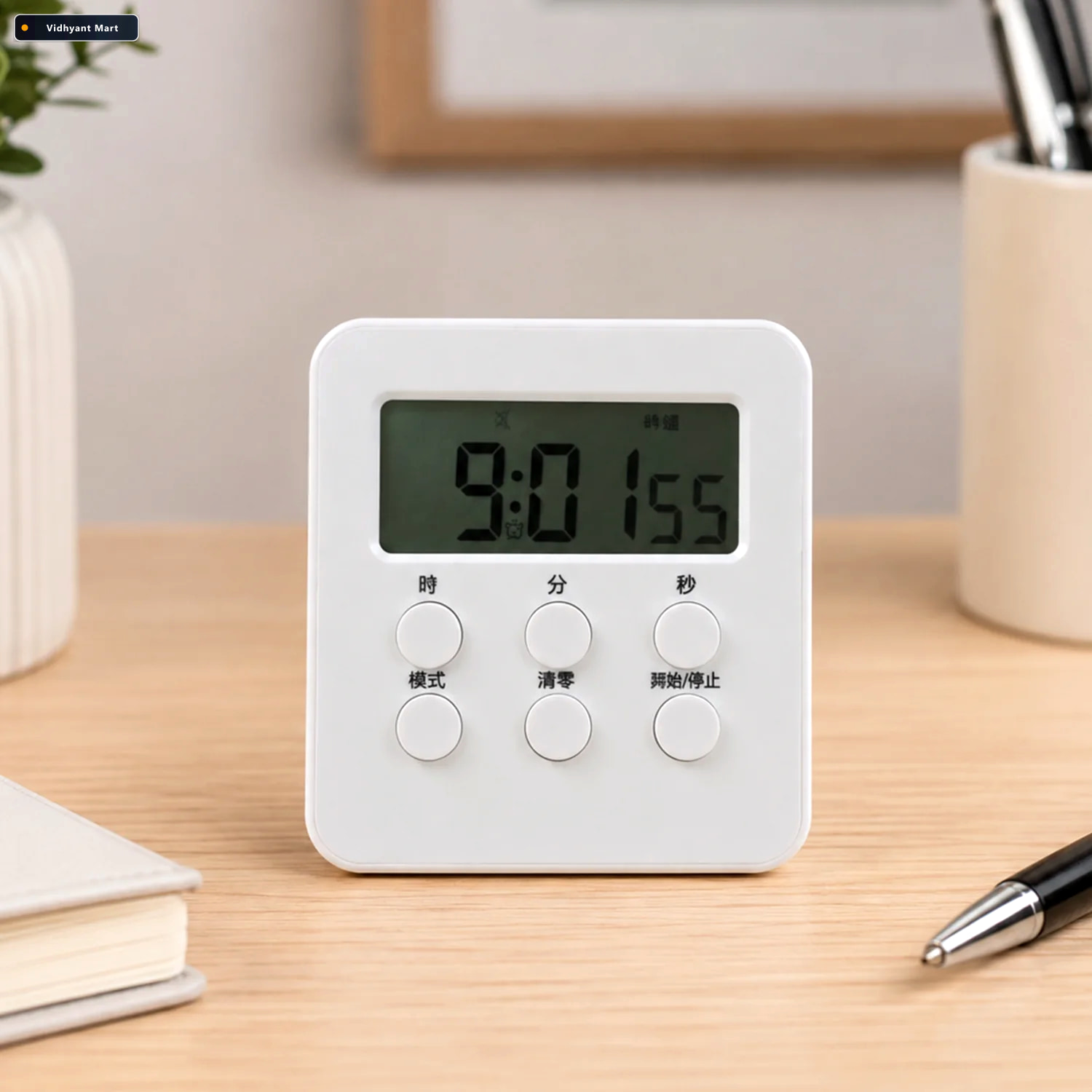 Vidhyant Mart Large Screen Digital Kitchen Timer Machine With Cl 3