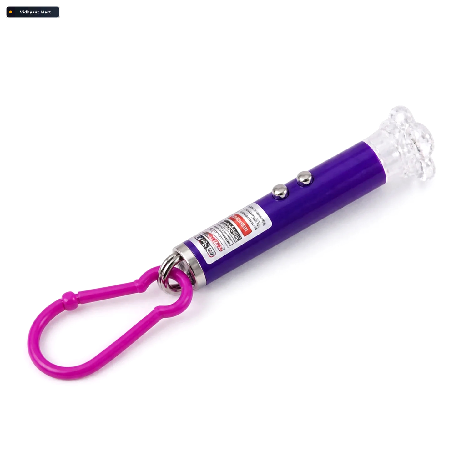 Vidhyant Mart Laser Pointer Keychain Light With Flower Cap And C 4