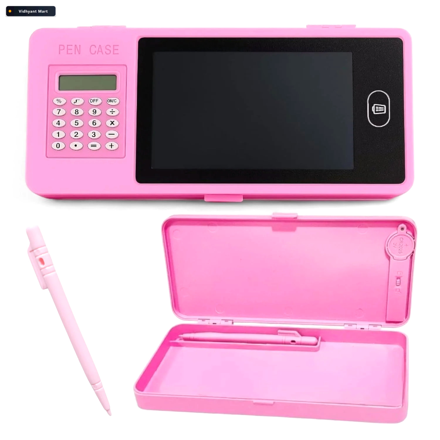 Vidhyant Mart Lcd Writing Tablet Pencil Case All In One Study Or 3