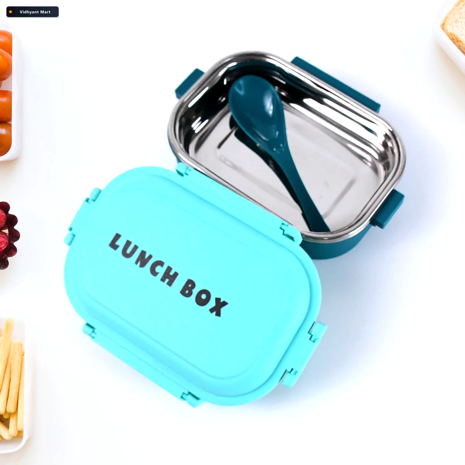 Vidhyant Mart Leakproof Stainless Steel Lunch Box Set Insulated 4