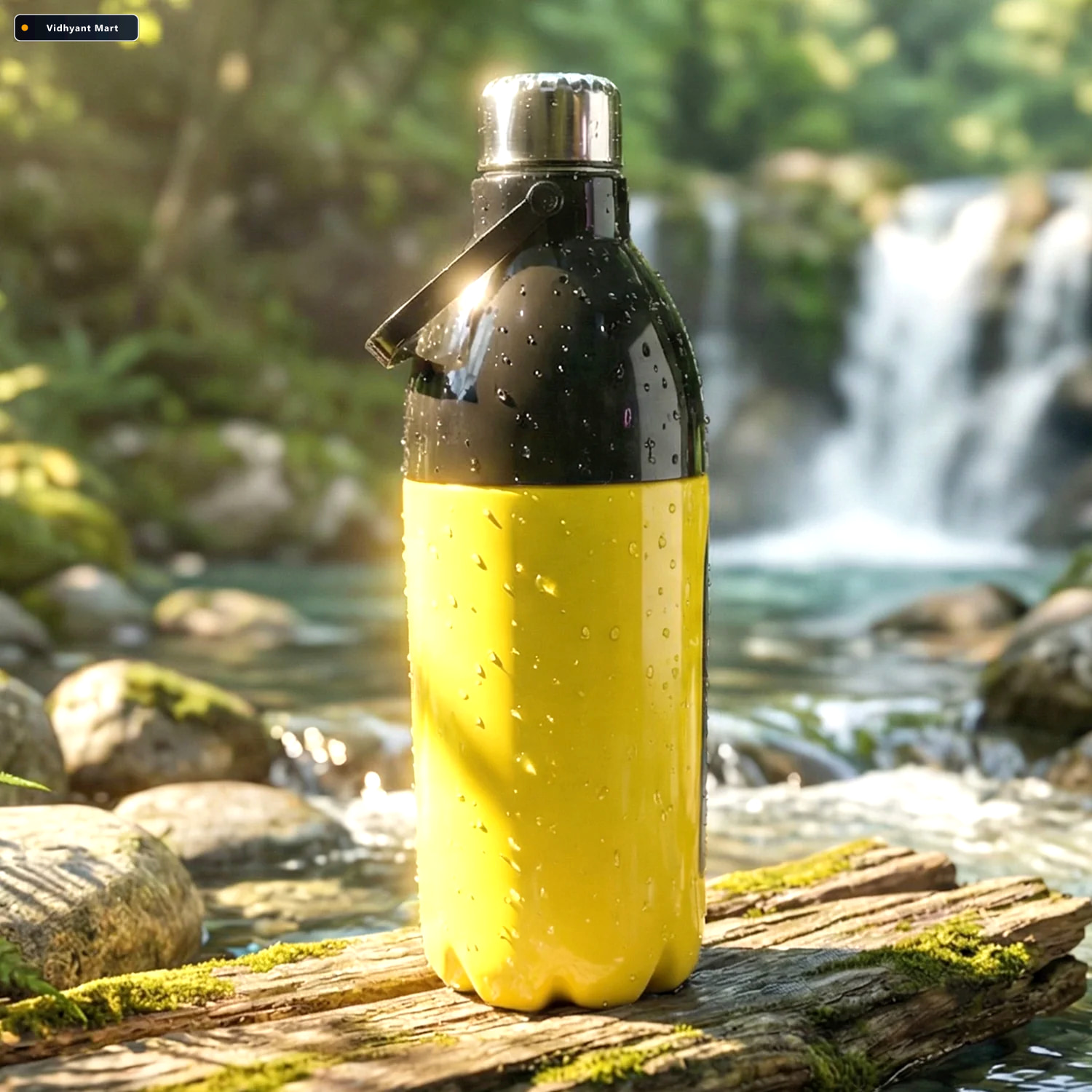 Vidhyant Mart Leakproof Water Bottle 1400ml Large Capacity With 3