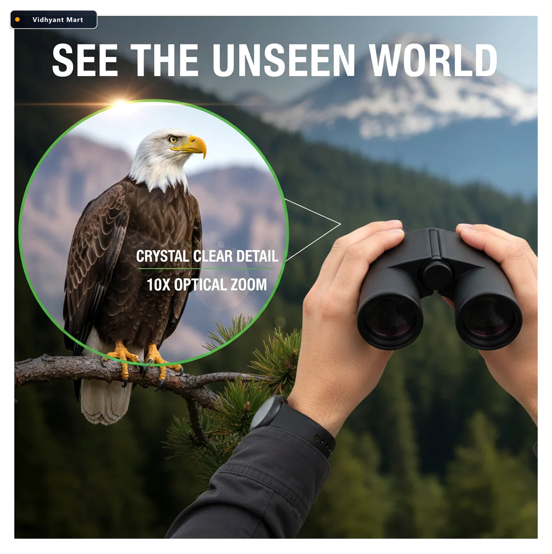 Vidhyant Mart Learning Toy Binoculars 6x35mm Kids Outdoor Fun In 5