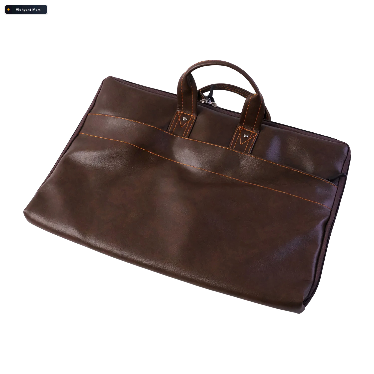 Vidhyant Mart Leather Laptop Bag Stylish Durable Office Briefcas 3