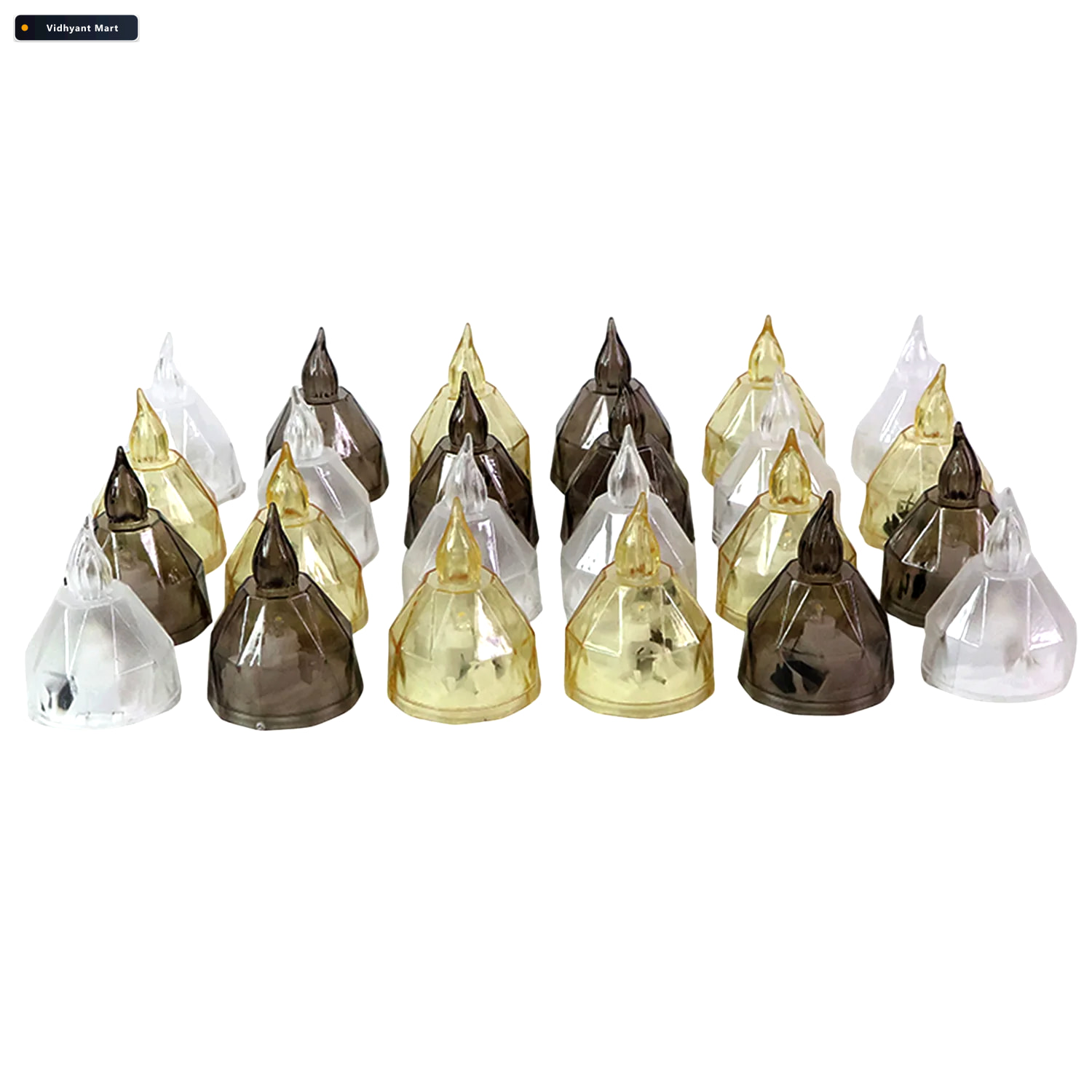 Vidhyant Mart Led Candle Lights Set 24 Premium Flameless Tealigh 4