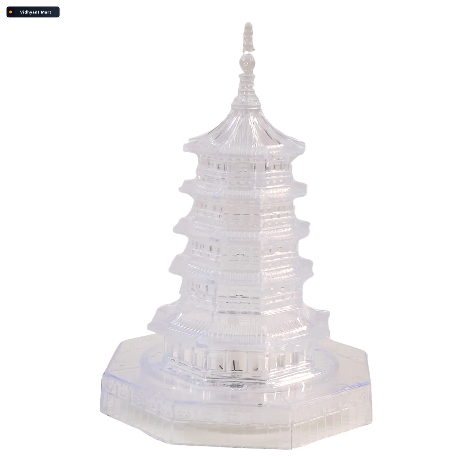 Vidhyant Mart Led Crystal Pagoda Light Elegant Battery Operated 4