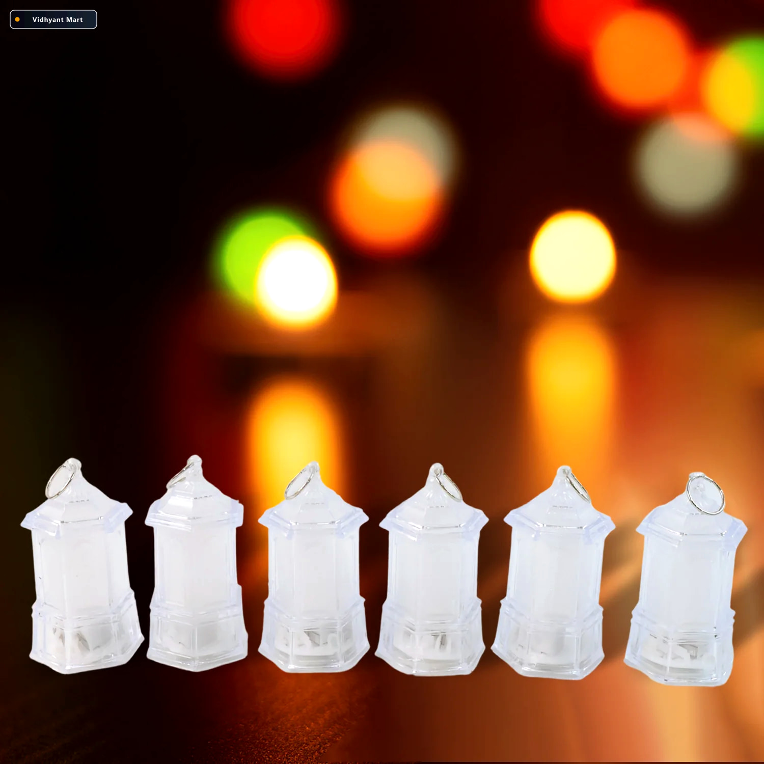 Vidhyant Mart Led Decorative Lantern Lights Set Of 24 Flameless 3