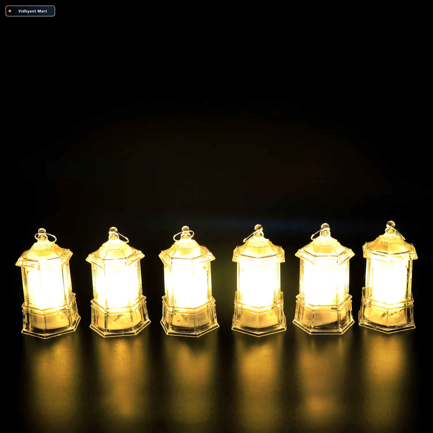 Vidhyant Mart Led Decorative Lantern Lights Set Of 24 Flameless 4