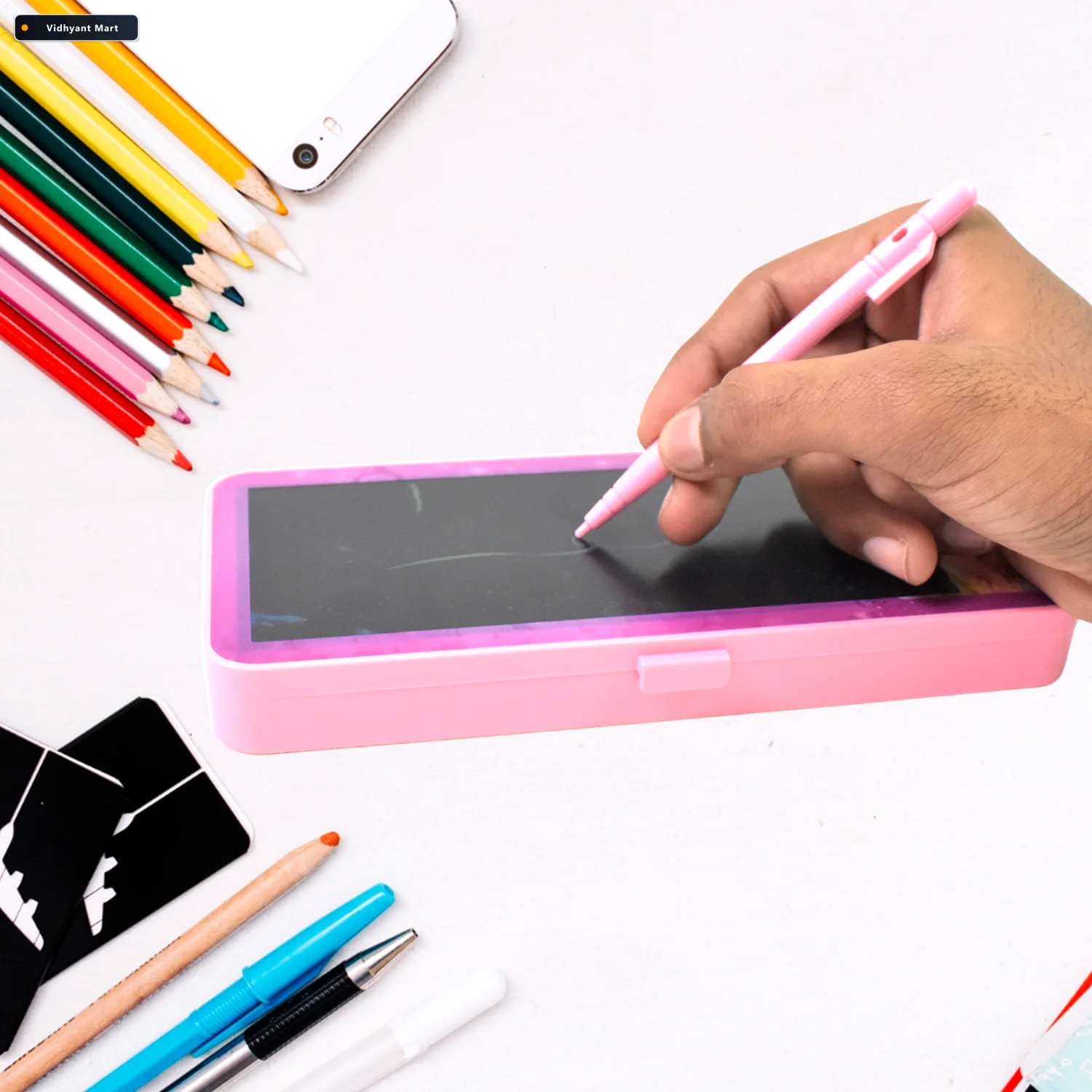 Vidhyant Mart Led Drawing Pad Kids Electronic Magic Slate Inkglo 3
