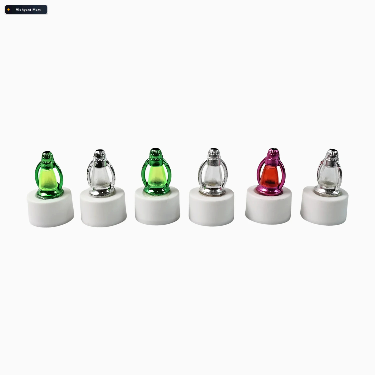Vidhyant Mart Led Lantern Candles Safe Flameless Decorative Set 4