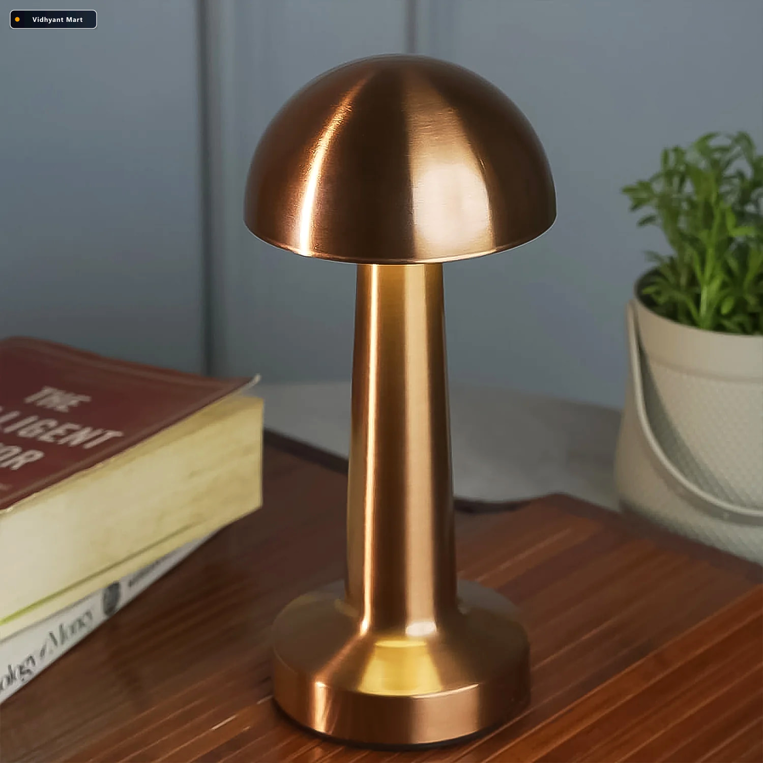 Vidhyant Mart Led Table Lamp Touch Control Portable Dimmable Met 4