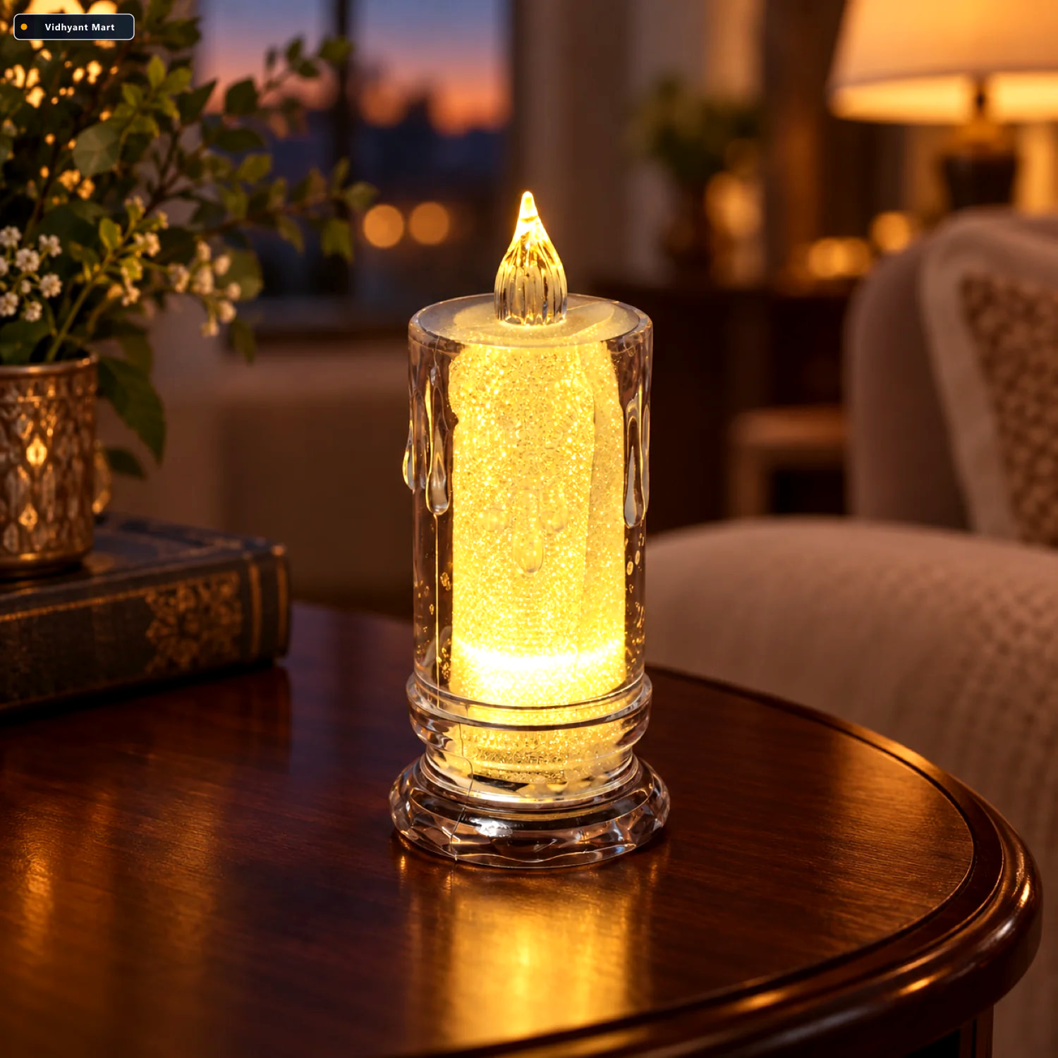 Vidhyant Mart Led Tea Light Candle Flameless Decor Light Indo Gl 1