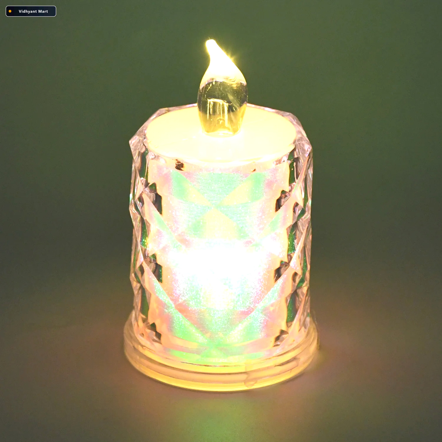 Vidhyant Mart Led Tealight Candles Flameless Warm Glow For Diwal 2