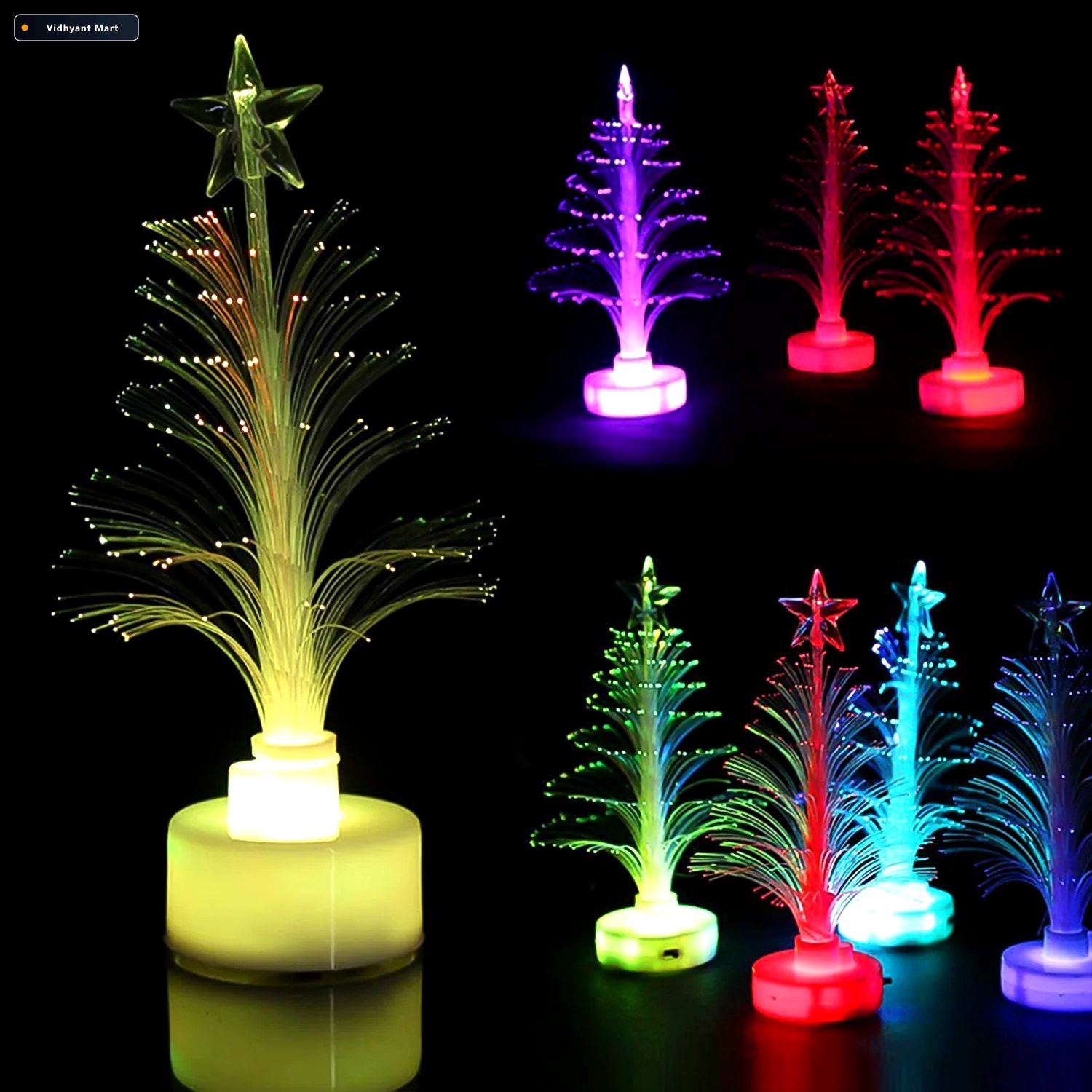 Vidhyant Mart Led Tree Candle Light Colourful Diwali Decoration 4