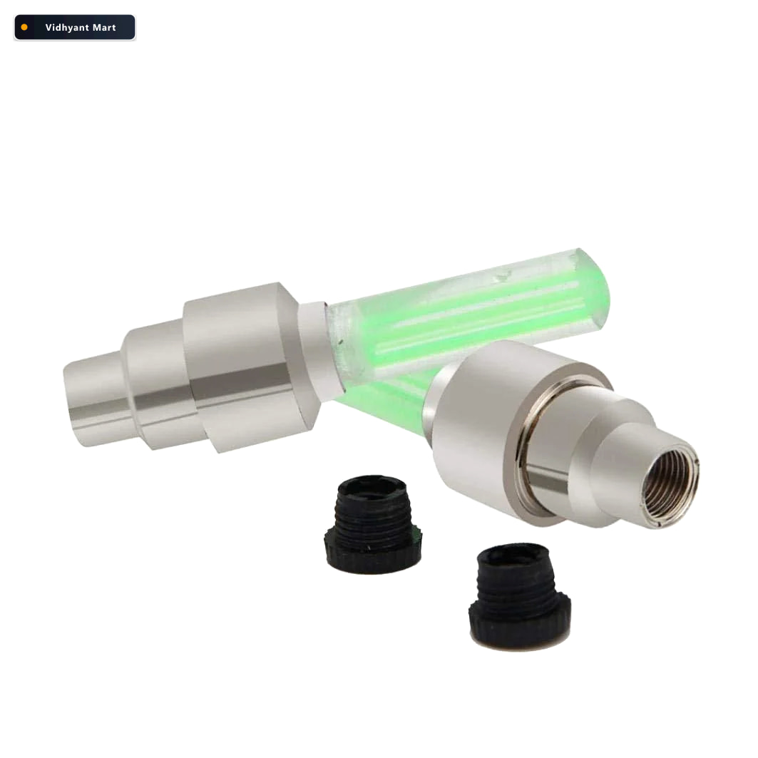 Vidhyant Mart Led Tyre Valve Caps Motion Activated Light Racevau 4