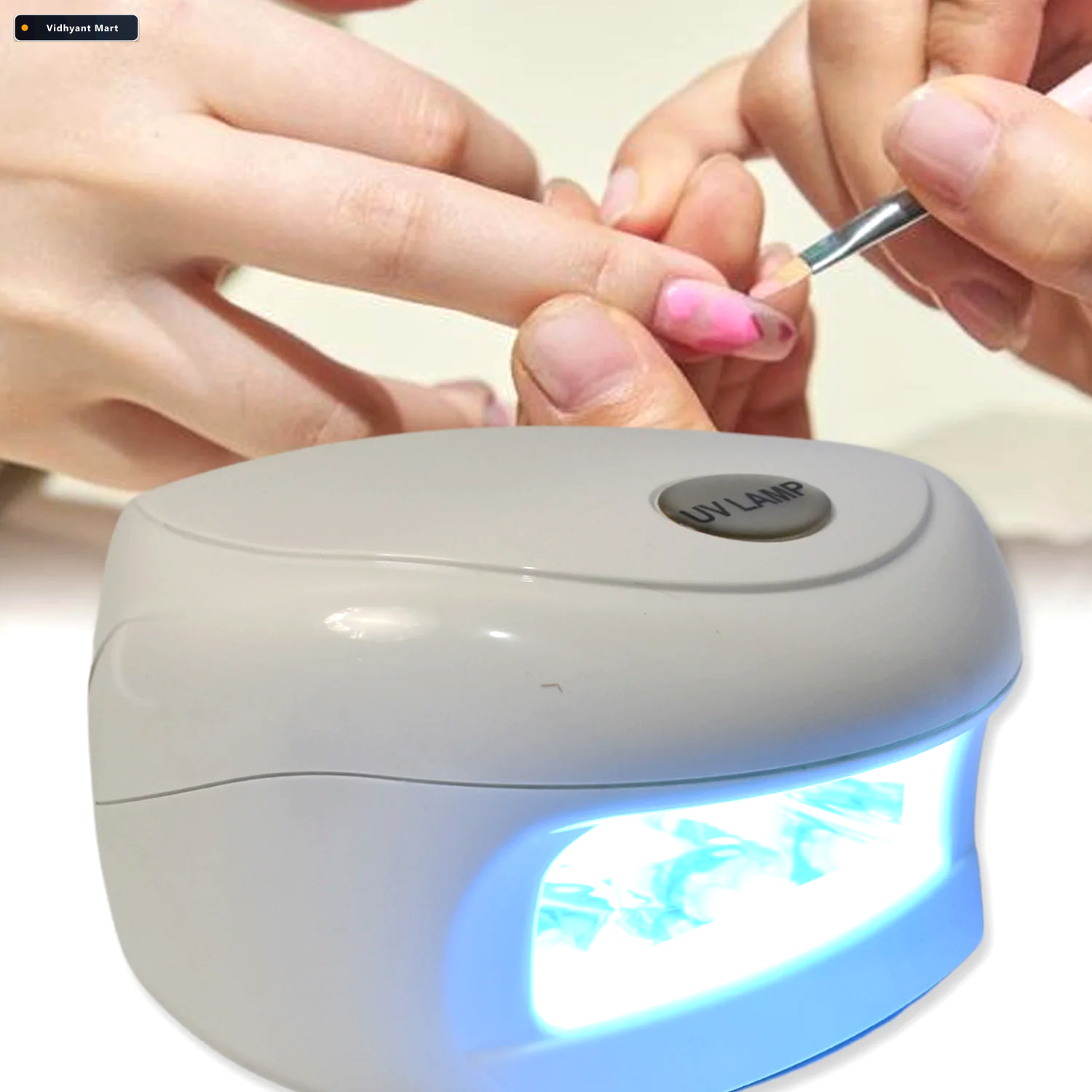 Vidhyant Mart Led Uv Nail Lamp 18w Quick Gel Polish Curing Nail 3
