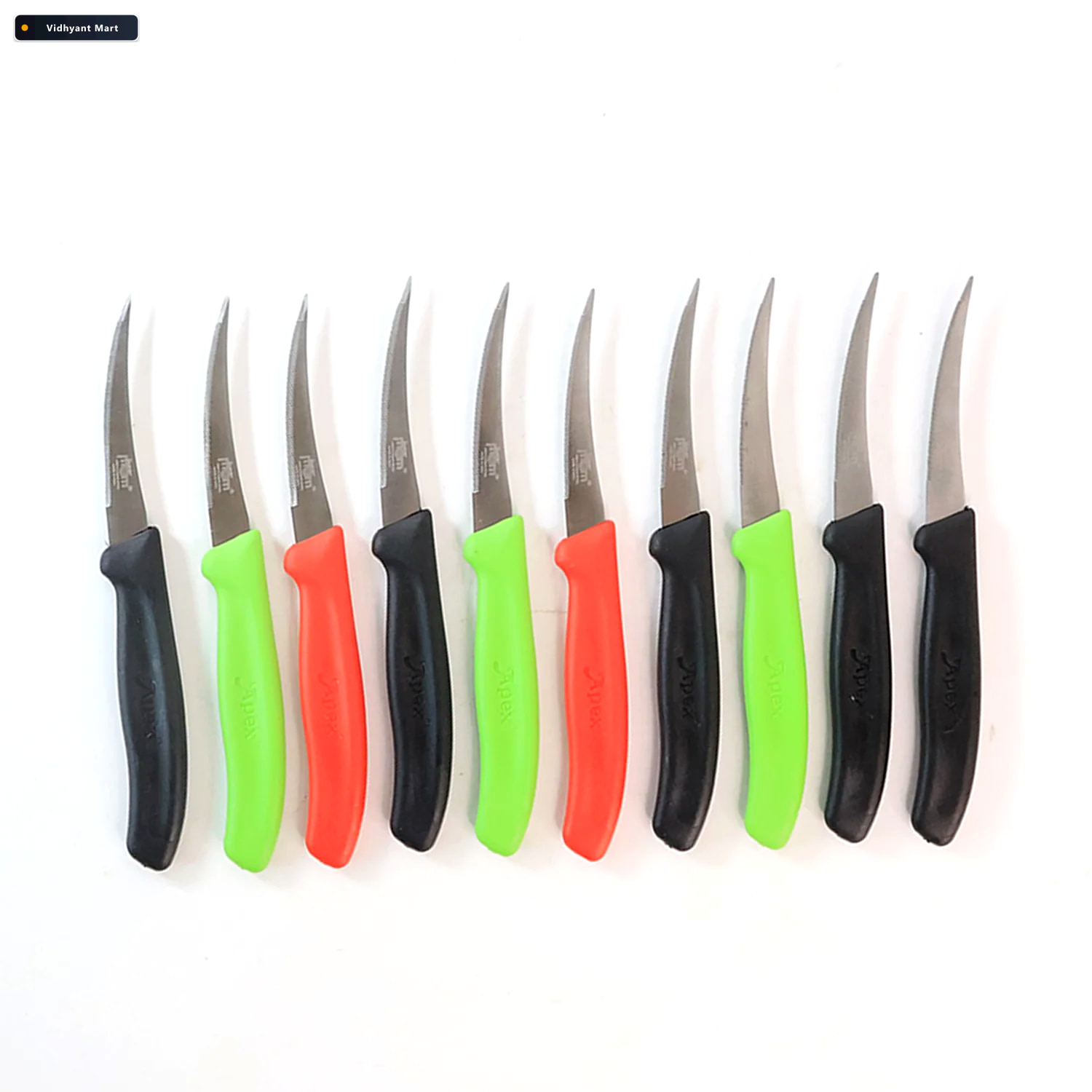 Vidhyant Mart Lemon Knife Set 10 Pc Stainless Steel Kitchen Cutt 4