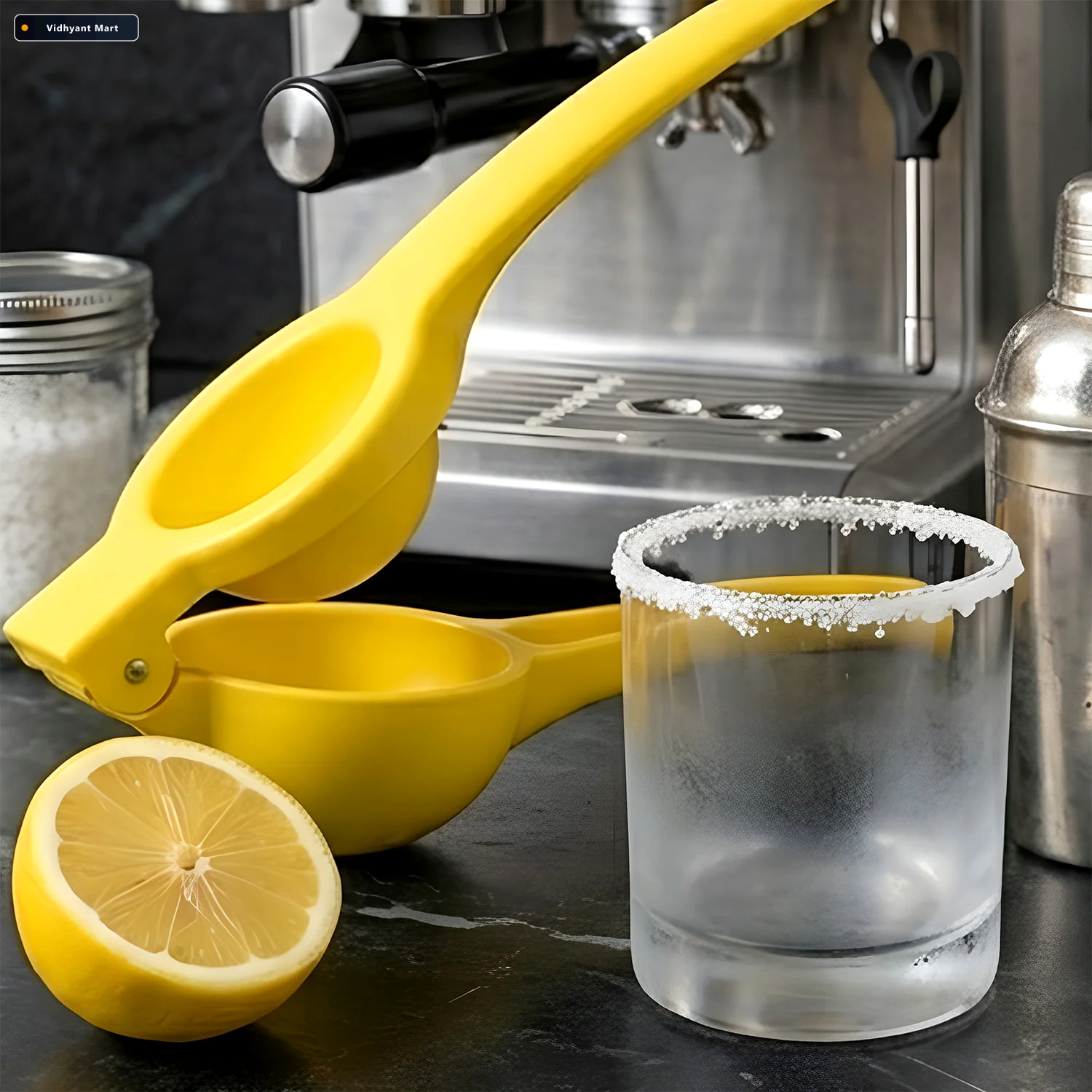 Vidhyant Mart Lemon Squeezer Compact Manual Citrus Juicer For Fr 4