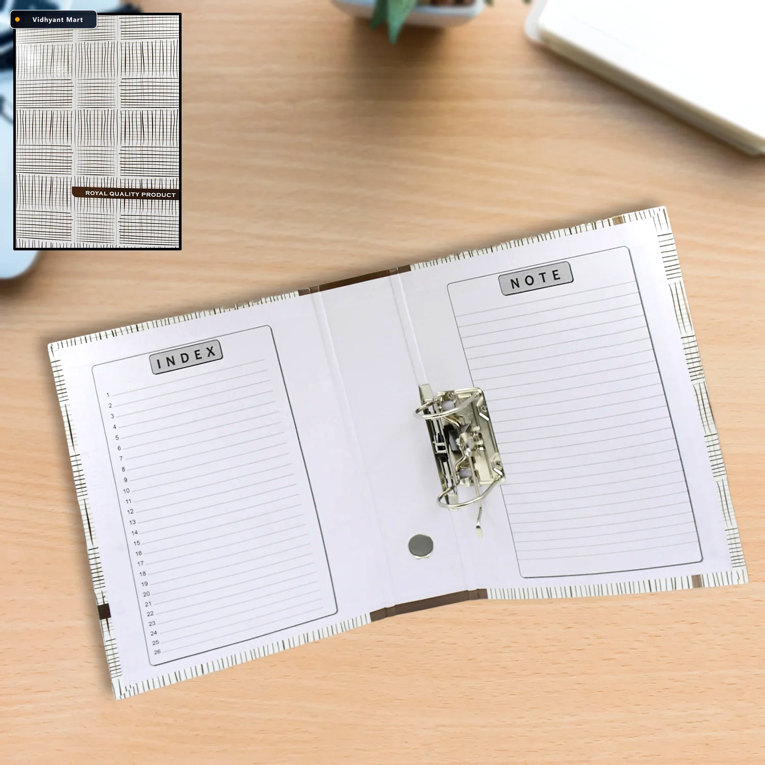 Vidhyant Mart Lever Arch File Organizer A4 Document Storage Deod 1