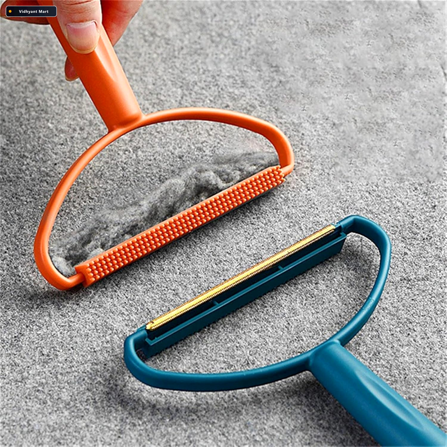 Vidhyant Mart Lint Remover 2 In 1 Fabric Brush Pet Hair Tool Sto 2