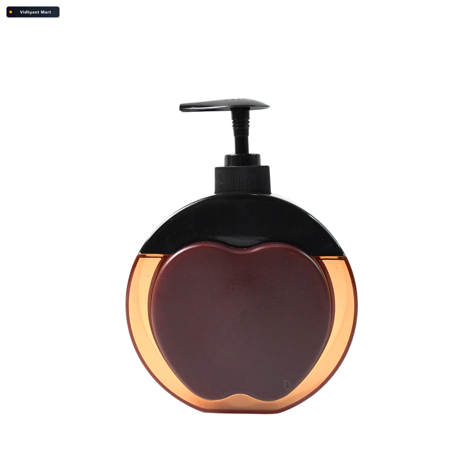 Vidhyant Mart Liquid Soap Dispenser Refillable Apple Shaped 350 4