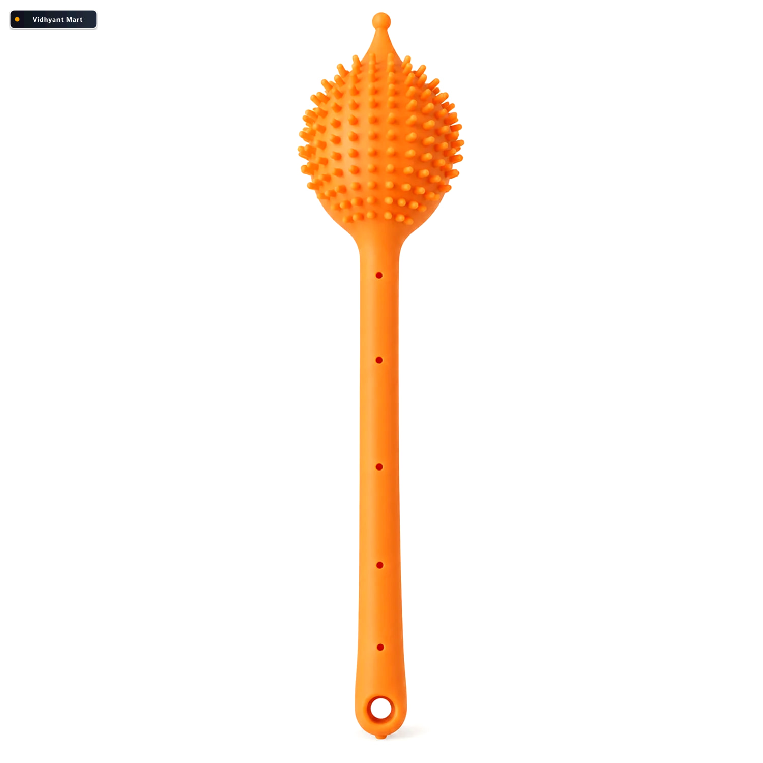Vidhyant Mart Long Handle Silicone Back Scrubber With Soap Dispe 4