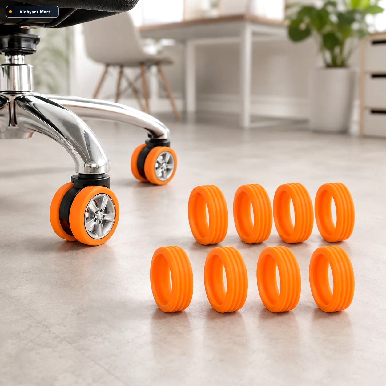 Vidhyant Mart Luggage Wheel Covers Noise Reduction Protection 8 1